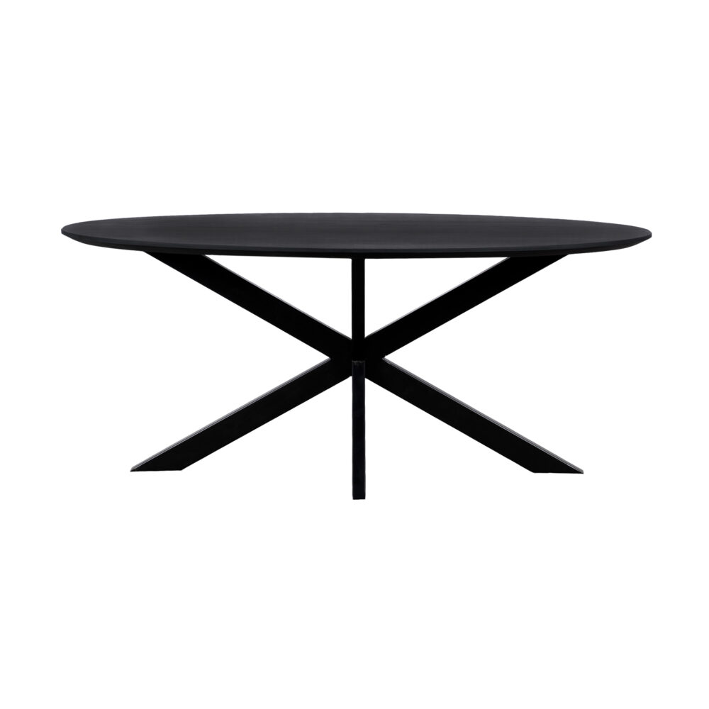 Sofia-Eettafel-Zwart-160-cm