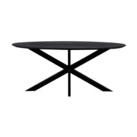 Sofia-Eettafel-Zwart-160-cm