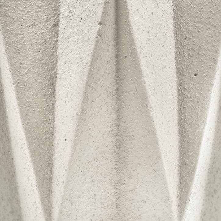 Patroon van de beige bloempotten