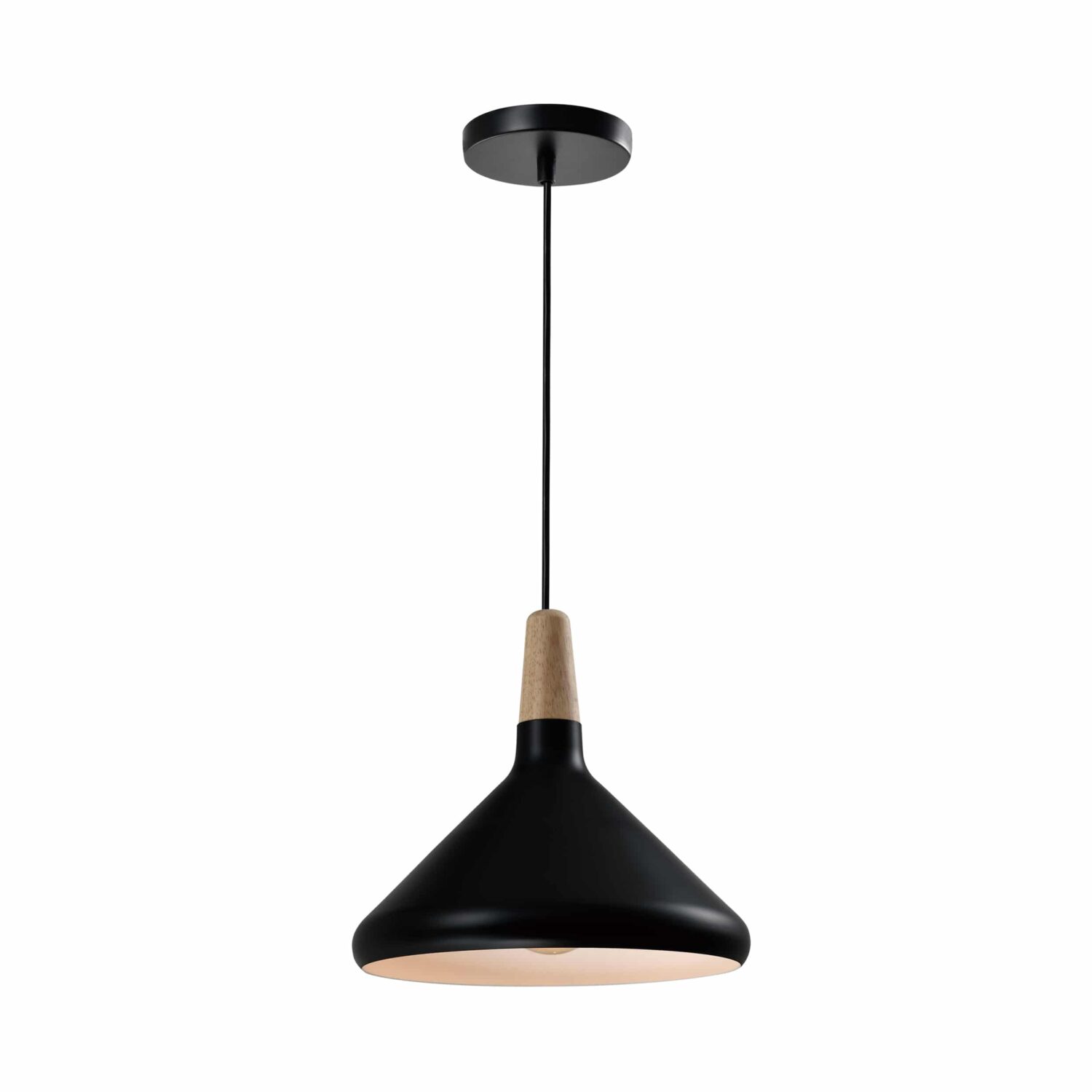 Scandinavische hanglamp zwart