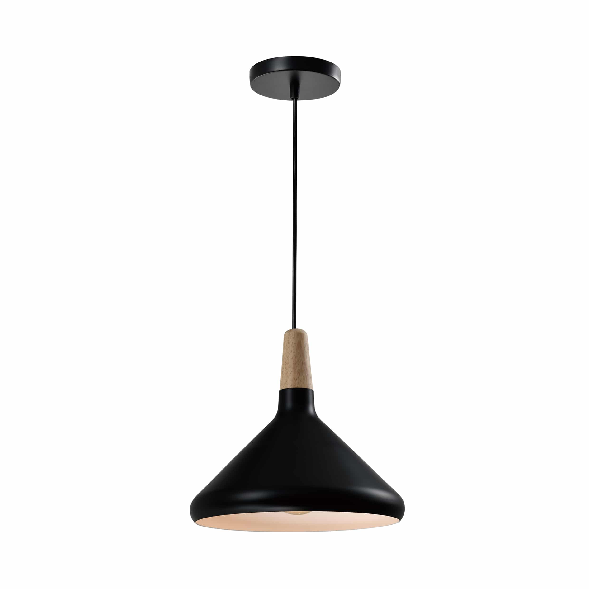 Scandinavische hanglamp zwart