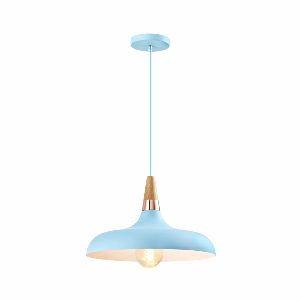 Simplistische lage retro hanglamp