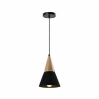 betonnen landelijke kegel hanglamp
