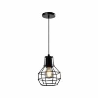 zwarte bollen draadlamp