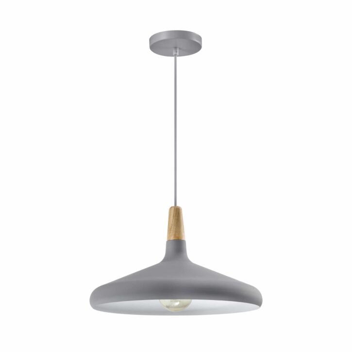 Grijze verlichting in een Scandinavische stijl