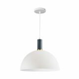 Koepellamp met witte kap