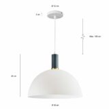 Retro hanglampen met een diameter van 36 cm