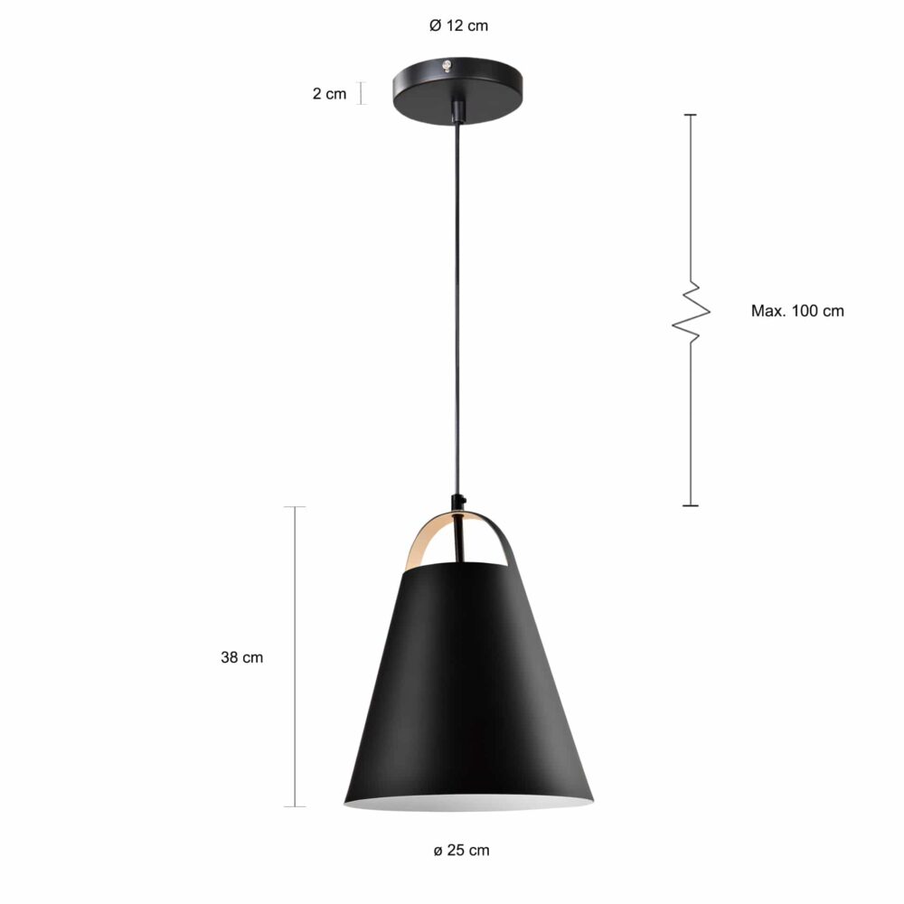 Hang verlichting met een snoer van 1 meter