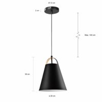 Hang verlichting met een snoer van 1 meter