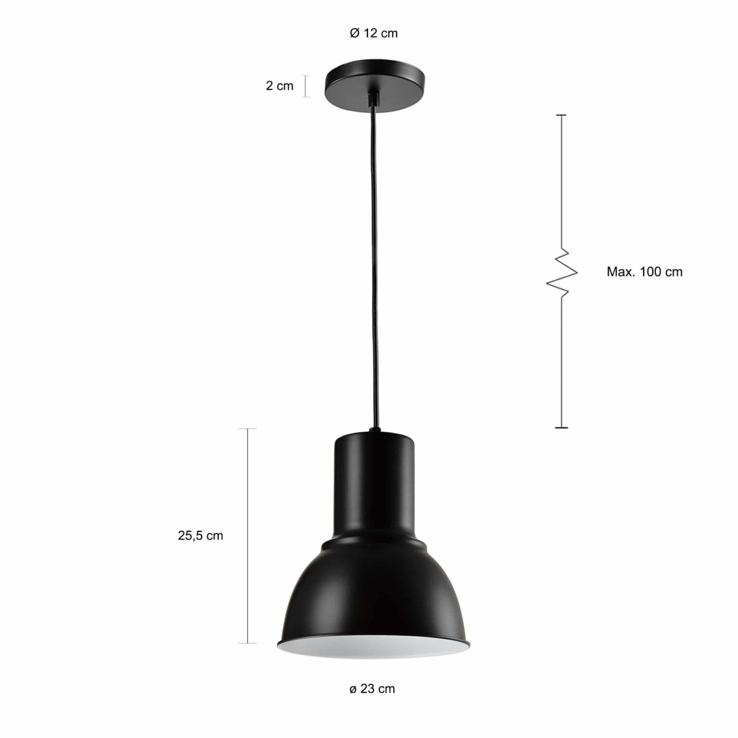 Kettinglamp van 1 meter lang
