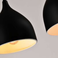 Stalen verlichting met 3 lichtpunten