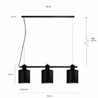 Zwart moderne verlichting