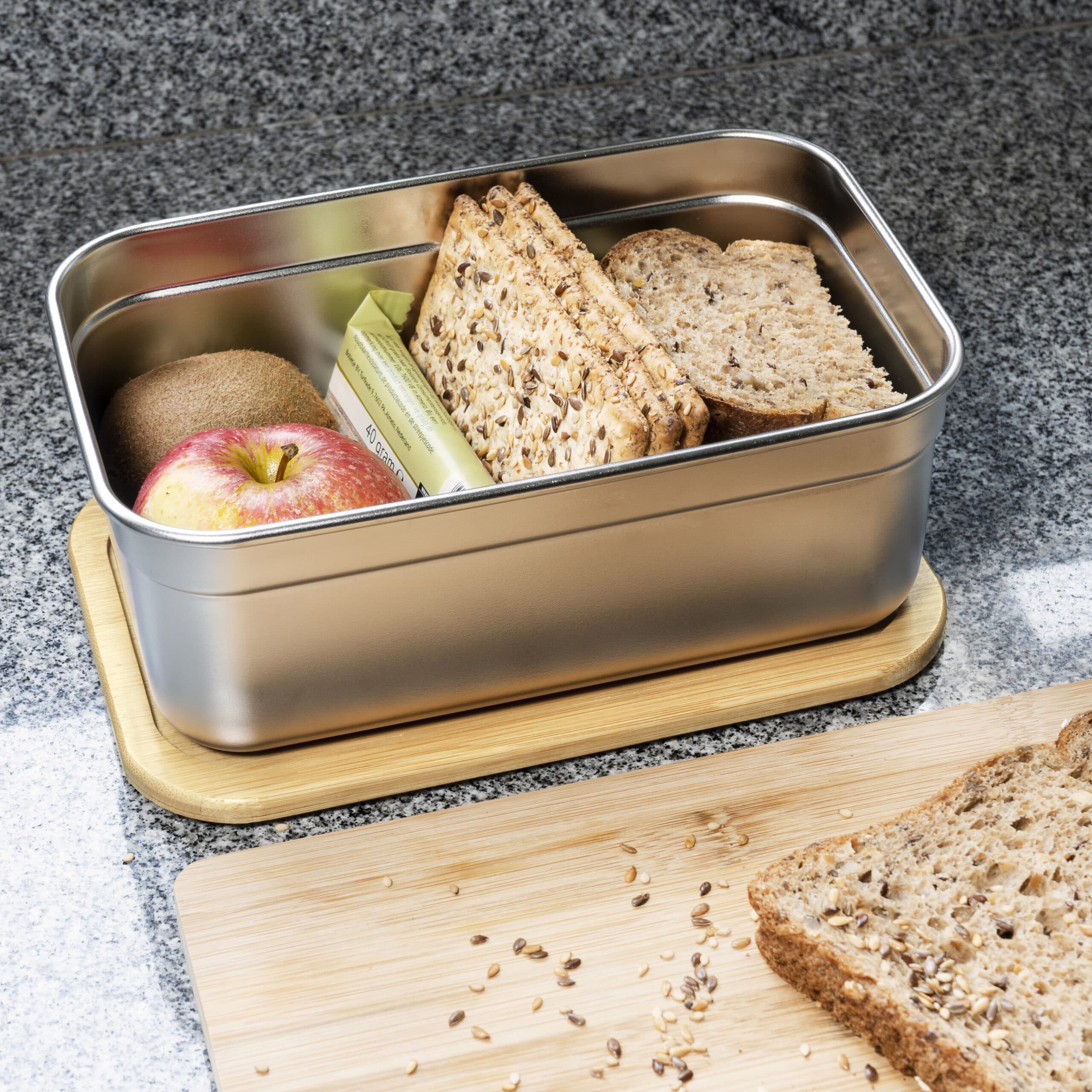 Lunchbox met elastiek