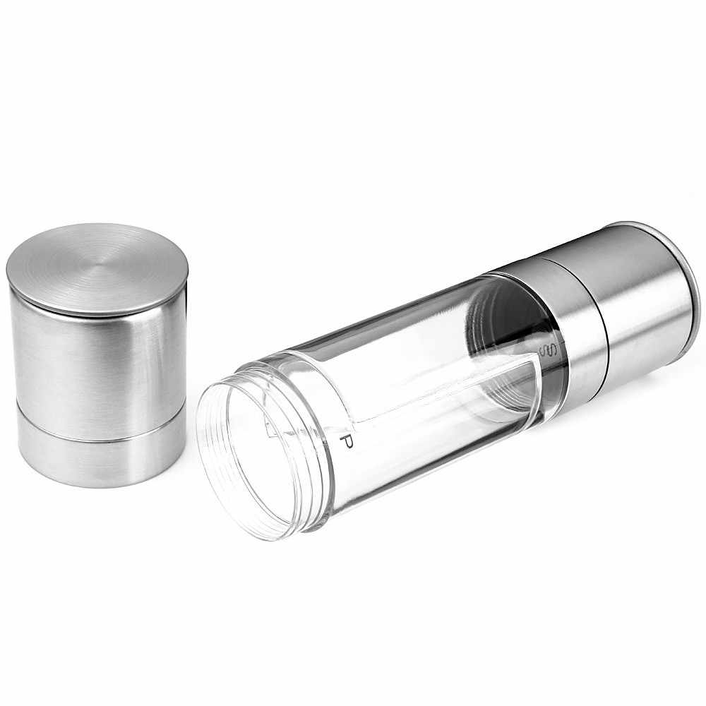 Handige 2 in 1 molen voor peper en zout persen