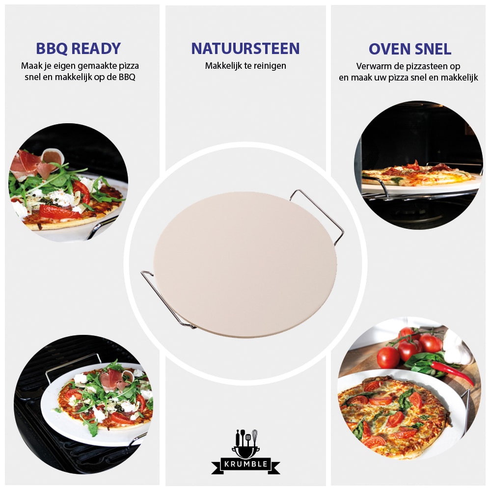 pizzastenen van natuursteen