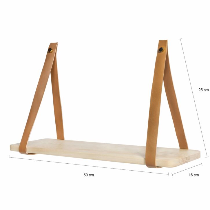 Afmetingen van de houten wandplank