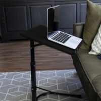 verstelbare laptoptafel grijs
