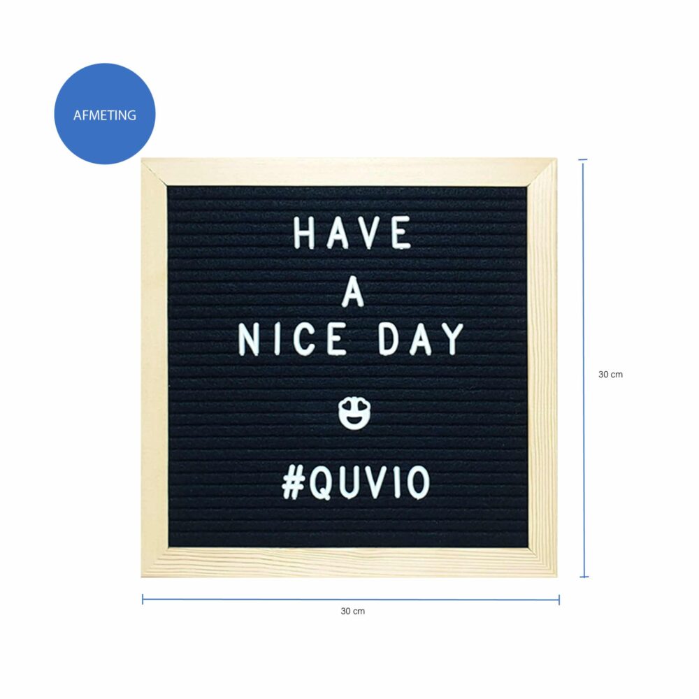 Letterbord met letters