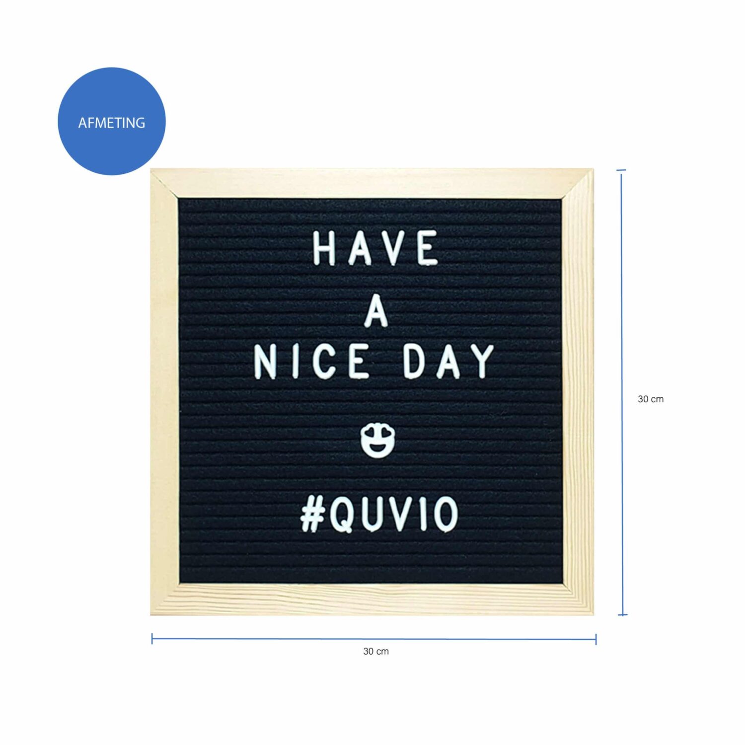 Letterbord met letters
