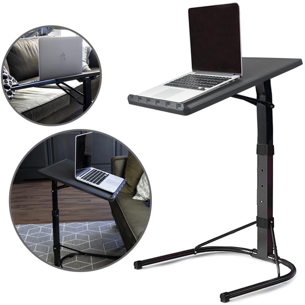 verstelbare laptoptafel grijs